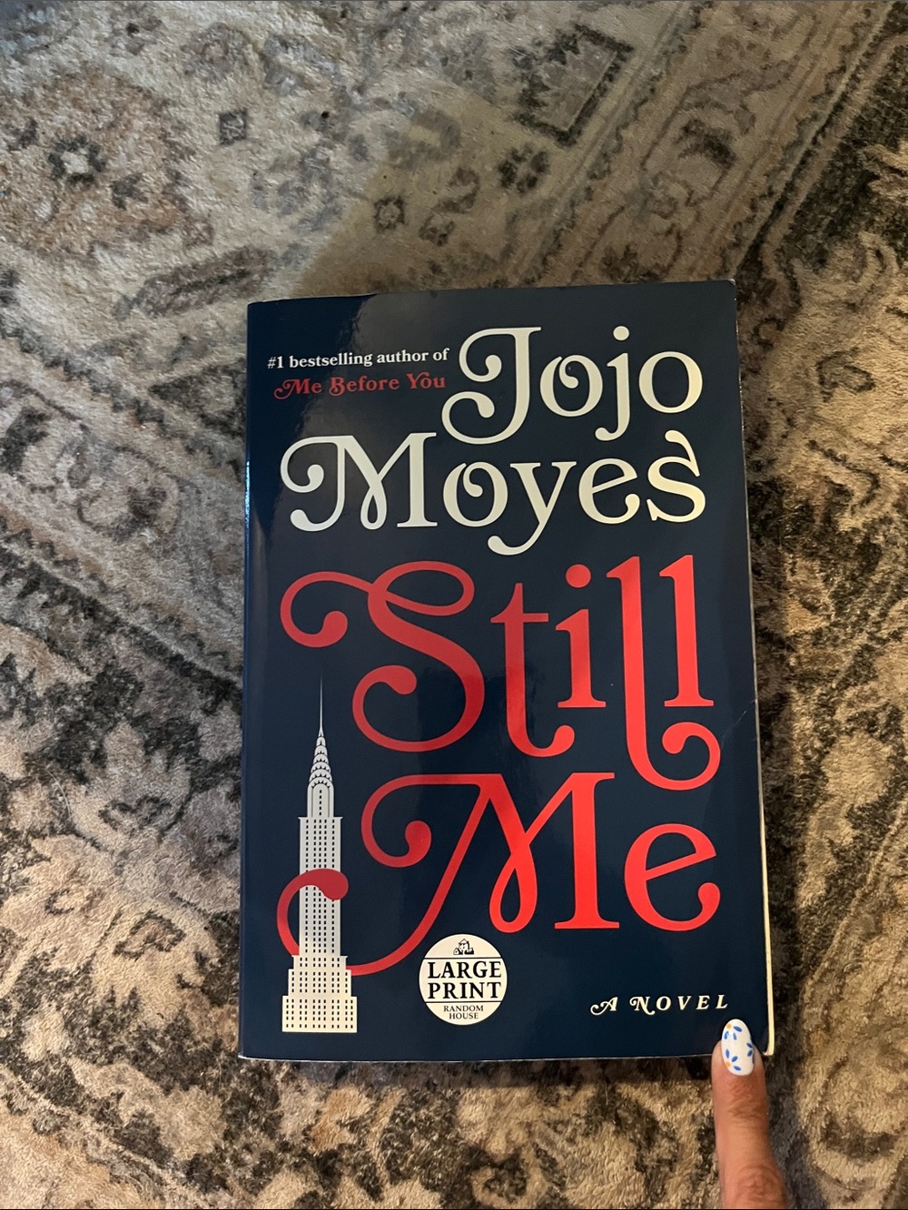 Jo Jo Moyes Still Me large print soft cover book